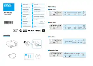 EPSON爱普生CH-TW5200 设定手册